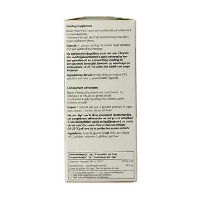 Biover Vitamine E natural 45IE 100.00 Capsules