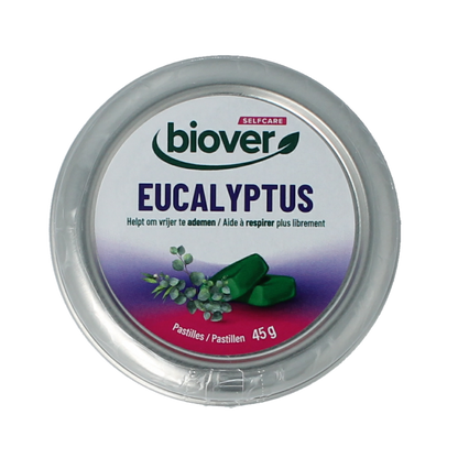 Biover Eucalyptus pastilles 45.00 Gram