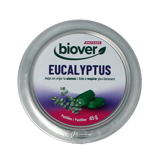 Biover Eucalyptus pastilles 45.00 Gram