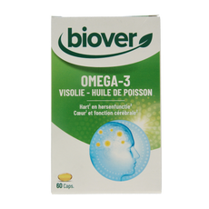 Biover Omega 3 visolie 60.00 Capsules