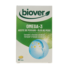 Biover Omega 3 visolie 60.00 Capsules