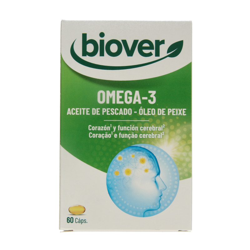Biover Omega 3 visolie 60 Capsules