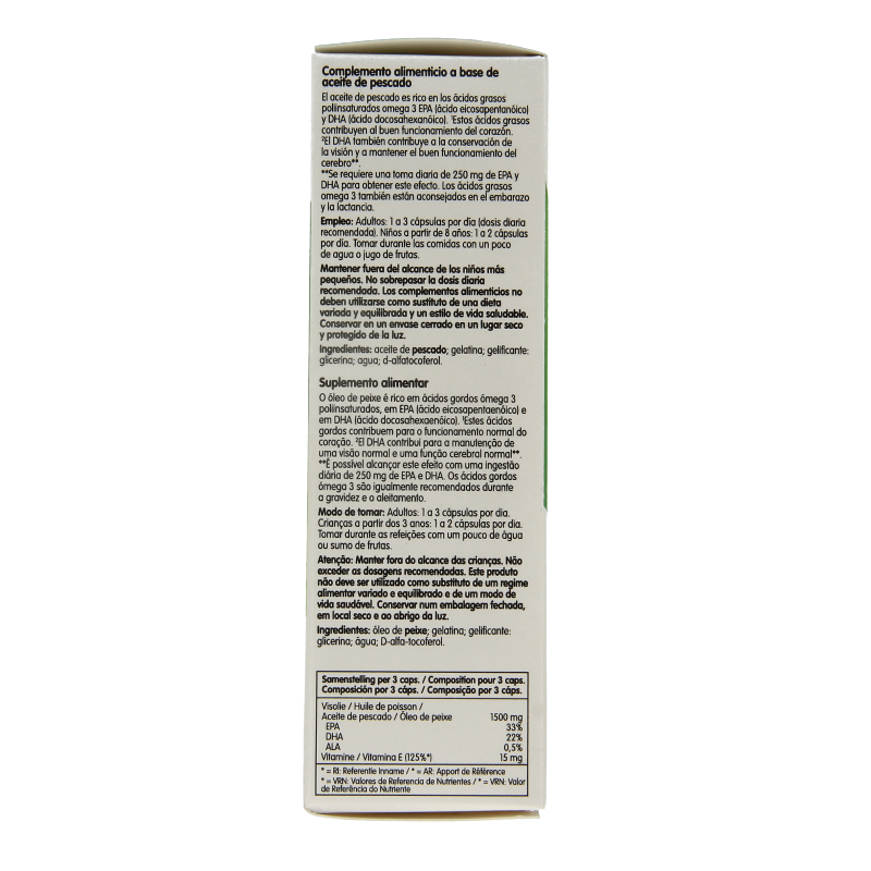 Biover Omega 3 visolie 60 Capsules