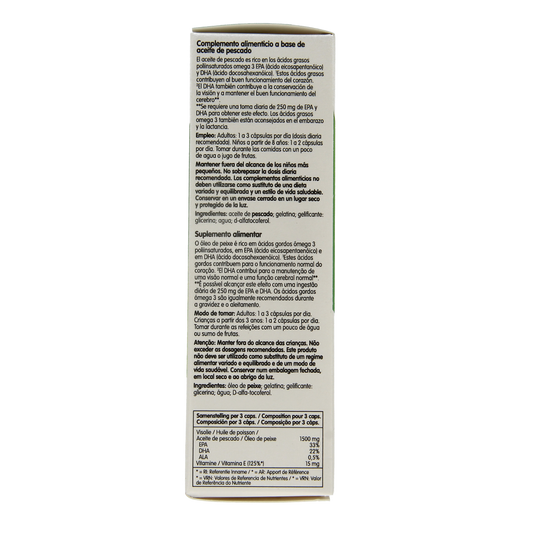 Biover Omega 3 visolie 60.00 Capsules