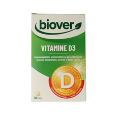Biover Vitamine D3 30.00 Capsules