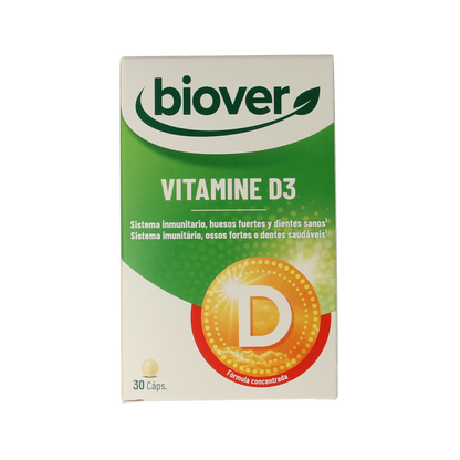 Biover Vitamine D3 30.00 Capsules