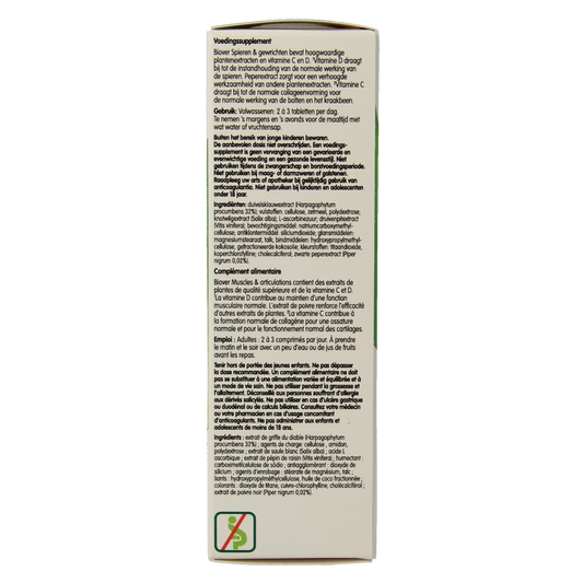 Biover Spieren en gewrichten 45.00 Tabletten
