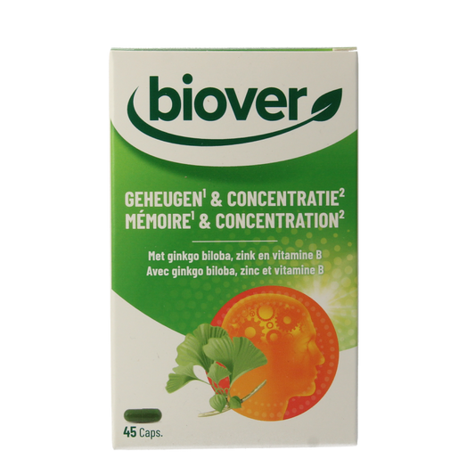 Biover Geheugen & concentratie 45 Capsules