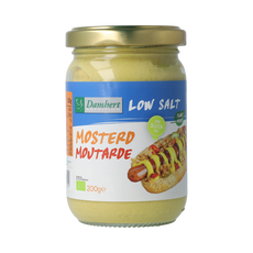 Damhert Mosterd natriumarm glutenvrij bio  200.00 Gram