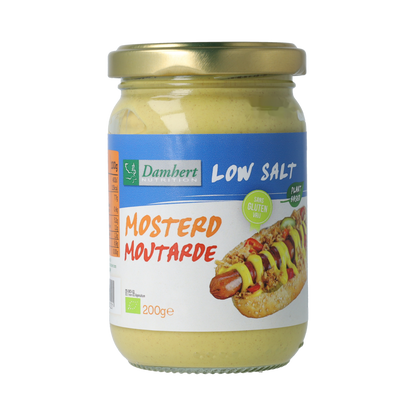 Damhert Mosterd natriumarm glutenvrij bio  200.00 Gram