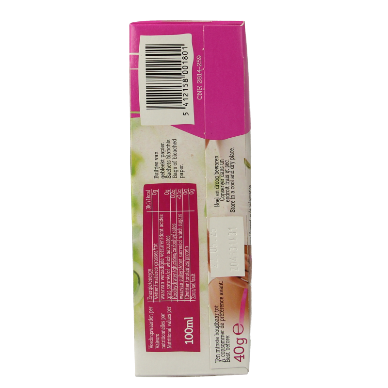 Damhert Tea time ideaal gewicht thee bio 20 Zakjes