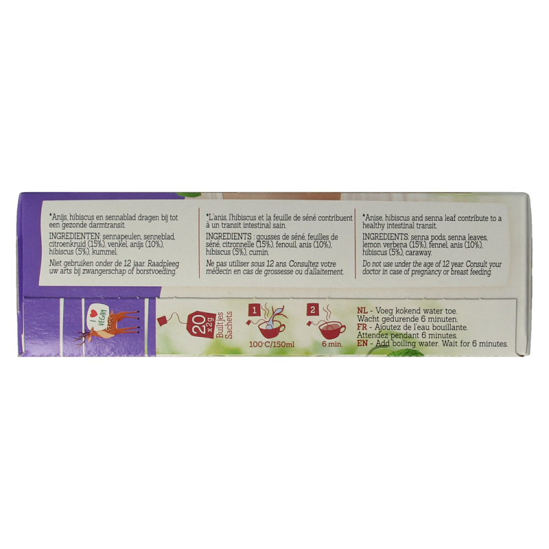 Damhert Tea time stoelgangthee 20 Zakjes