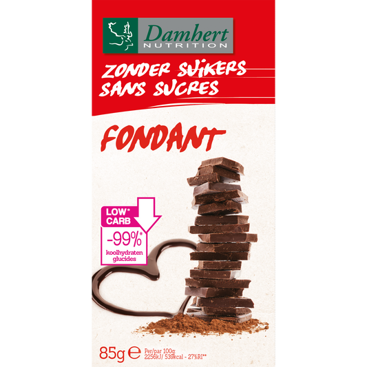 Damhert Chocoladetablet puur 102 Gram