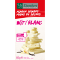 Damhert Chocoladetablet wit minder suikers 85.00 Gram