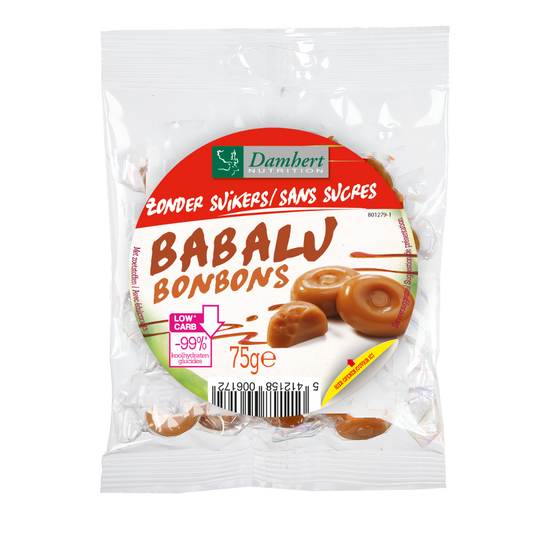 Damhert Babalu butterbonbons 75 Gram