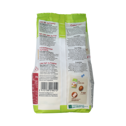 Damhert Cakemix glutenvrij met 50 gram gratis 400.00 Gram