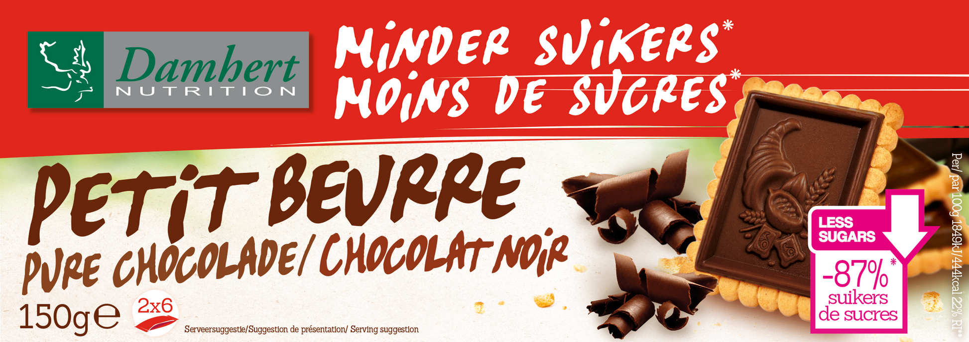 Damhert Petit beurre puur 150 Gram