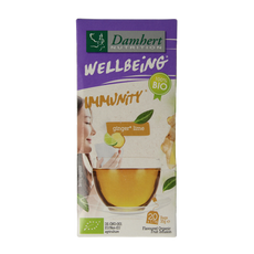 Damhert Tea time gember limoenthee bio 20 Zakjes