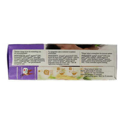 Damhert Tea time gember limoenthee bio 20.00 Zakjes