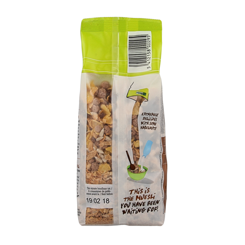 Damhert Muesli chocolade glutenvrij bio 175 Gram