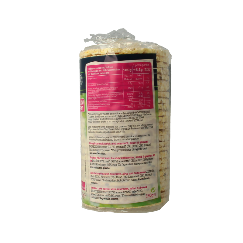 Biofood Maiswafels bio 150 Gram