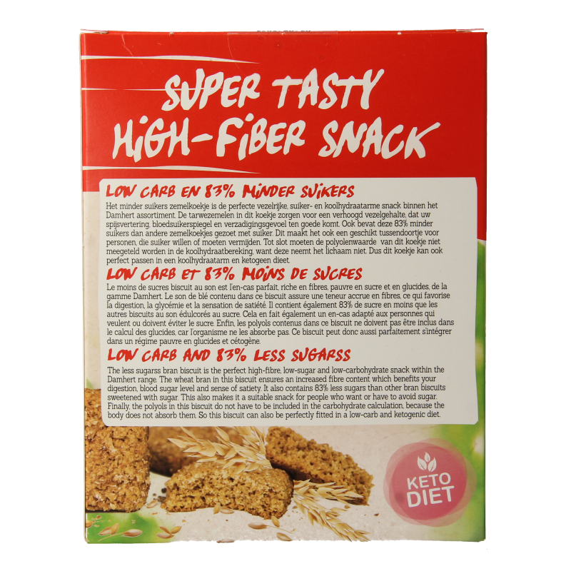 Damhert Zemelkoek minder suiker 150 Gram