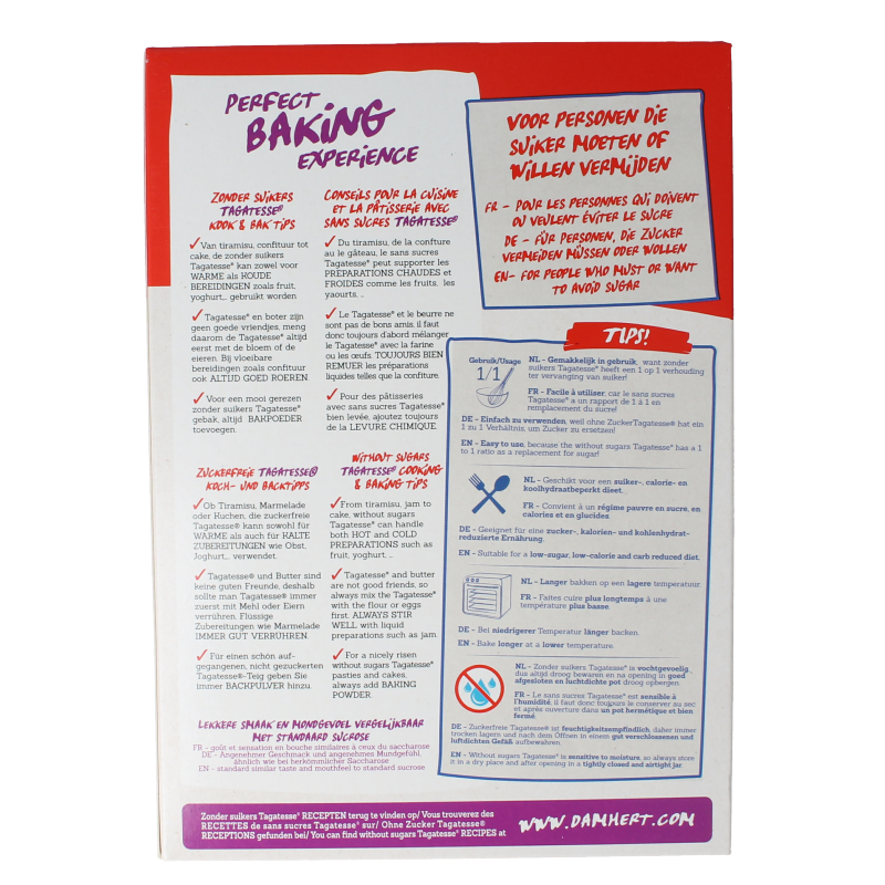 Damhert Tagatesse zoetstof 500 Gram