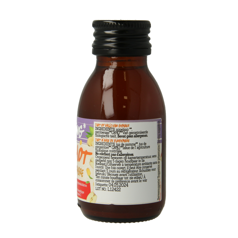 Damhert Energy shot gember bio 75 Milliliter