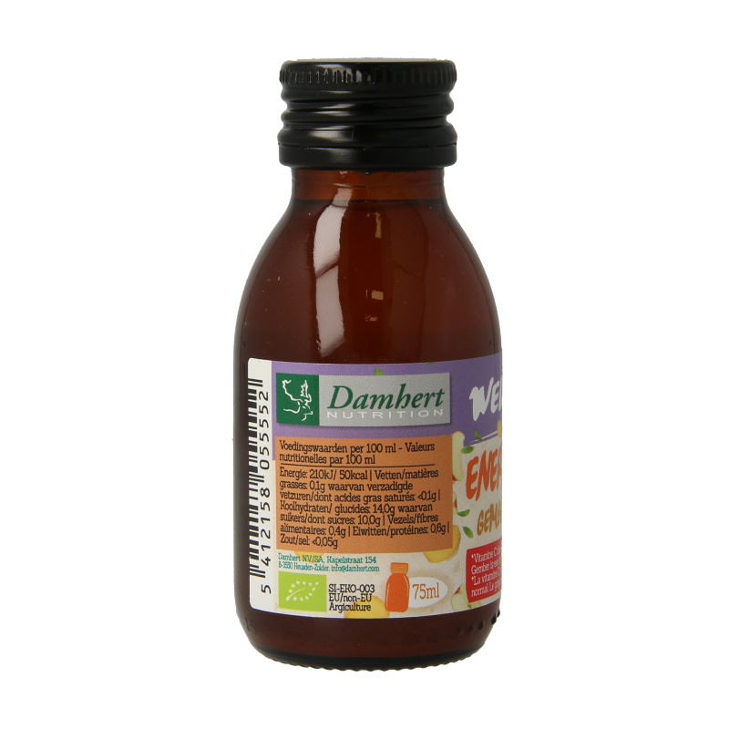 Damhert Energy shot gember bio 75 Milliliter