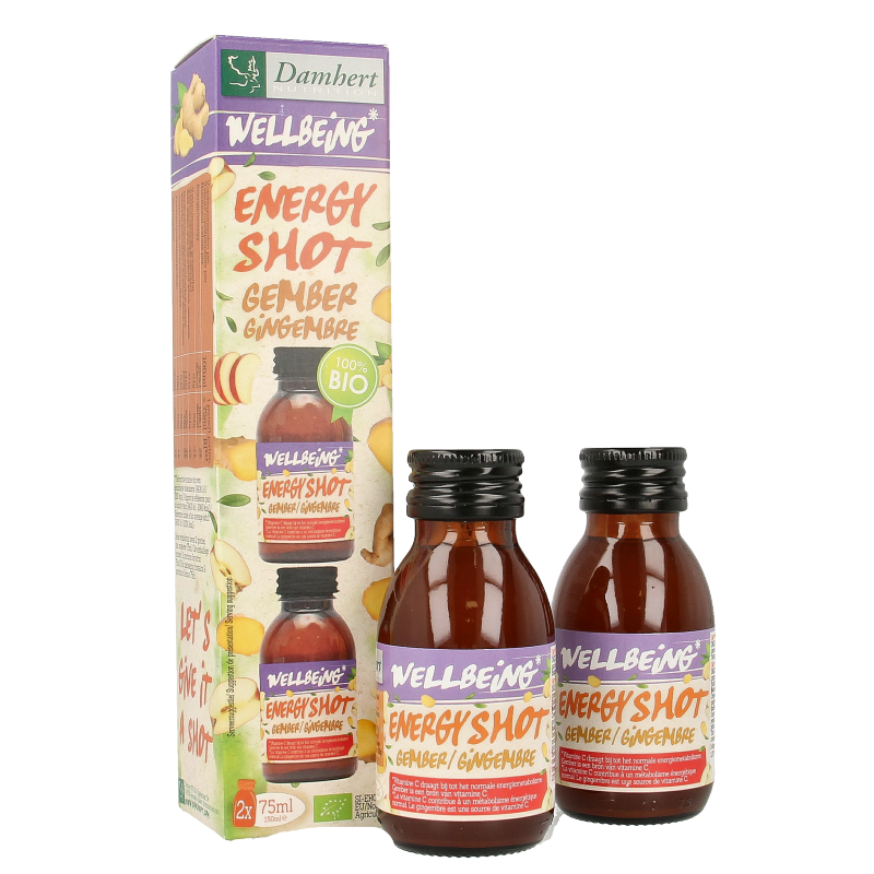 Damhert Energy shot gember duo 150 Gram