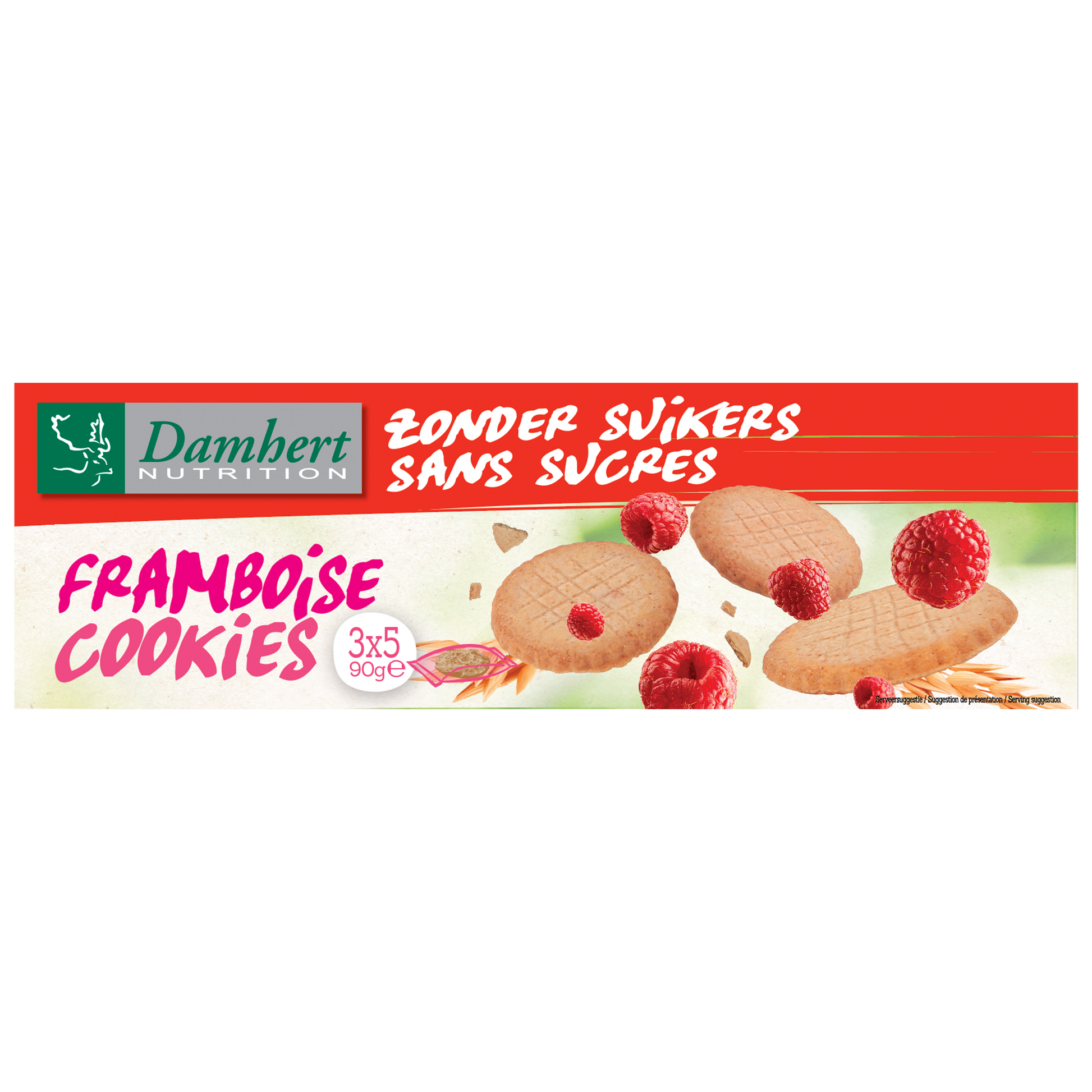 Damhert Framboise cookies 90 Gram