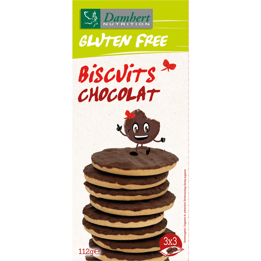 Damhert Biscuits chocolate gluten free 112.00 Gram