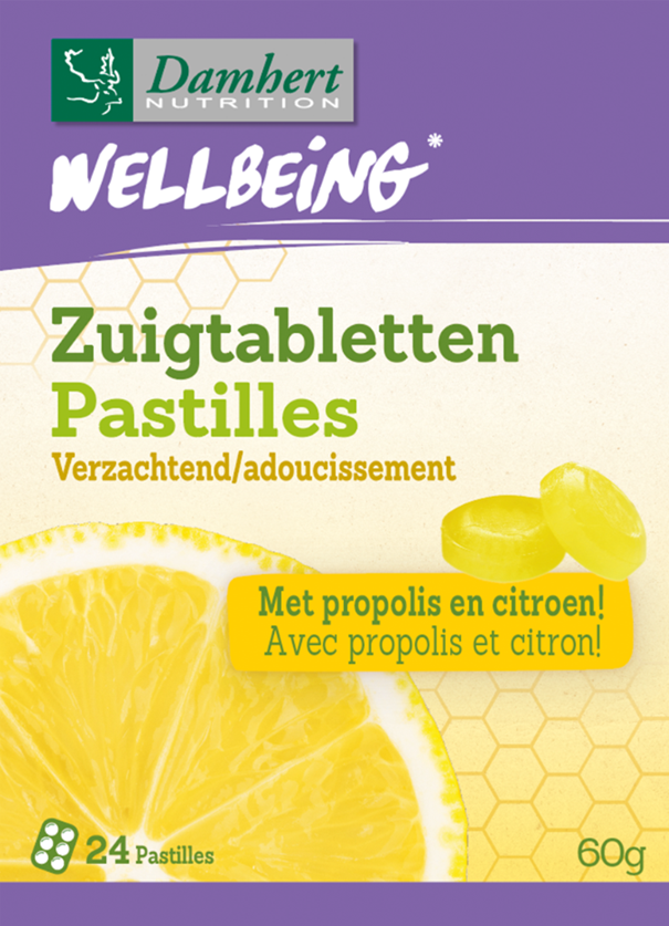 Damhert Wellbeing zuigtabletten verzachtend 24 Pastilles