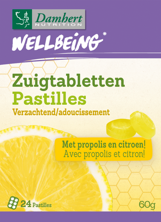 Damhert Wellbeing zuigtabletten verzachtend 24 Pastilles