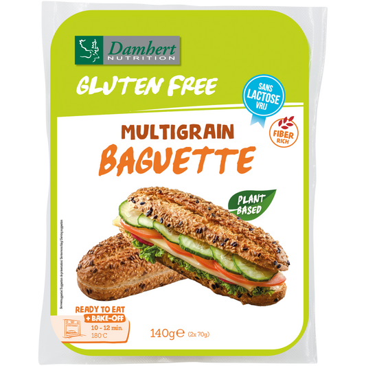 Damhert Glutenvrij Multigrain Baguette 140.00 Gram