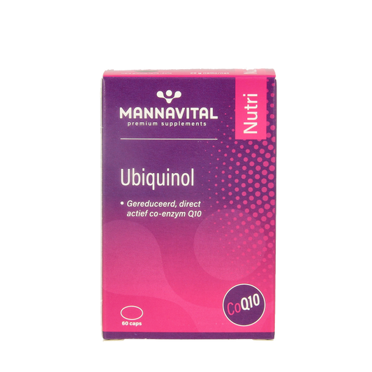 Mannavital Ubiquinol co-enzym Q10 60 Capsules