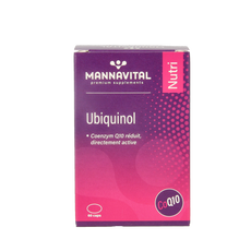 Mannavital Ubiquinol co-enzym Q10 60.00 Capsules
