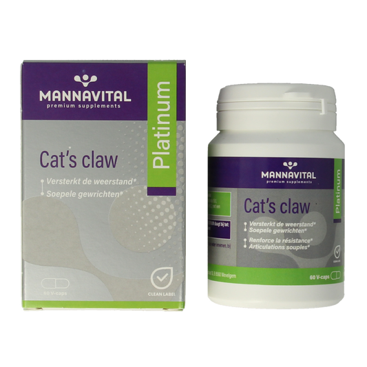 Mannavital Cat's claw platinum 60 Capsules