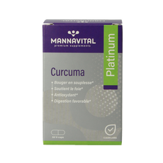 Mannavital Curcuma platinum 60.00 Vegetarische capsules