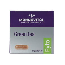 Mannavital Green tea platinum 60.00 Vegetarische capsules
