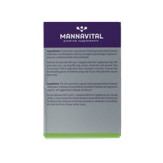 Mannavital Green tea platinum 60.00 Vegetarische capsules