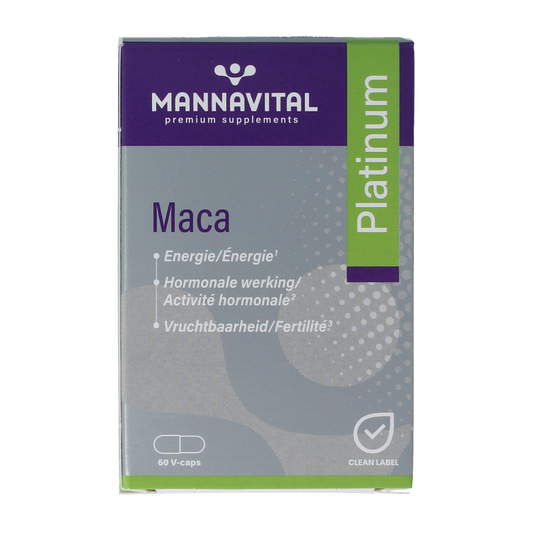 Mannavital Maca platinum 60.00 Vegetarische capsules