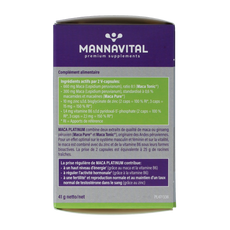 Mannavital Maca platinum 60.00 Vegetarische capsules