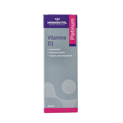 Mannavital Vitamine D3 platinum 100.00 Milliliter