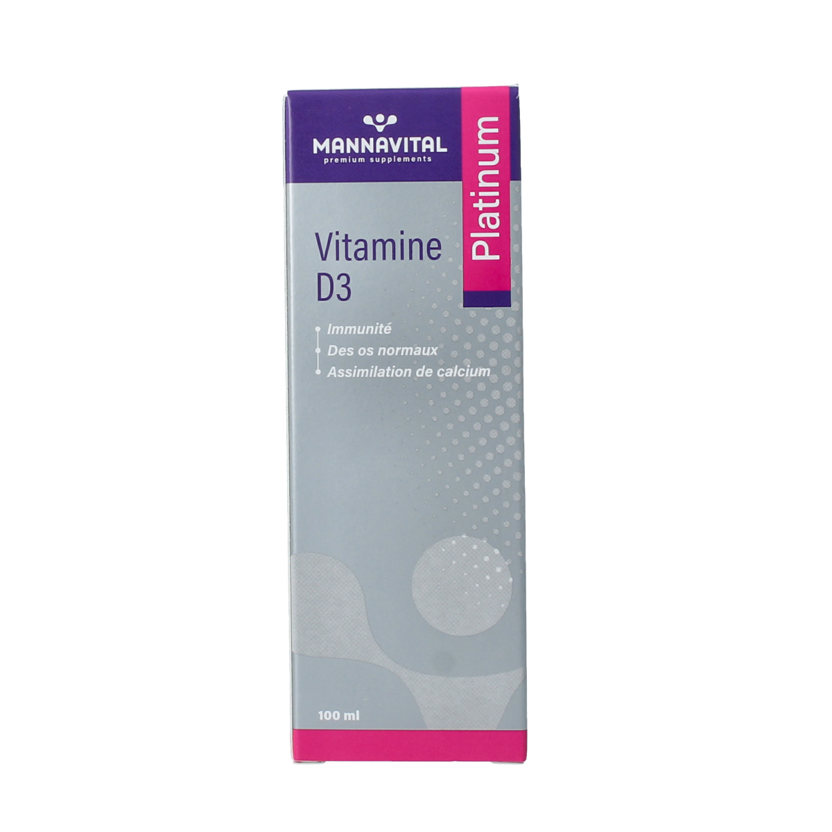 Mannavital Vitamine D3 platinum 100.00 Milliliter
