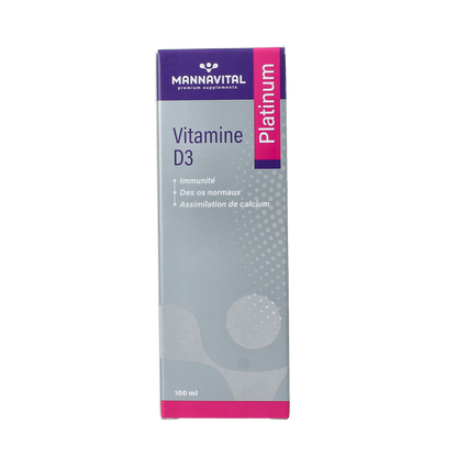Mannavital Vitamine D3 platinum 100.00 Milliliter