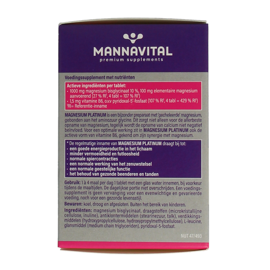 Mannavital Magnesium platinum 90.00 Tabletten