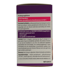 Mannavital Silicium platinum 30 Milliliter