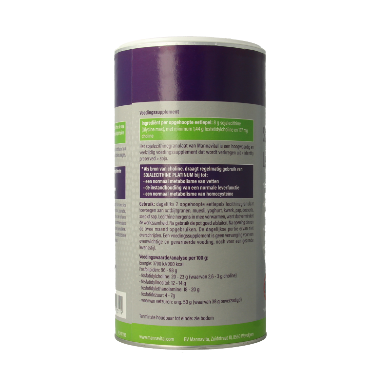 Mannavital Soja lecithine granulaat 500 Gram