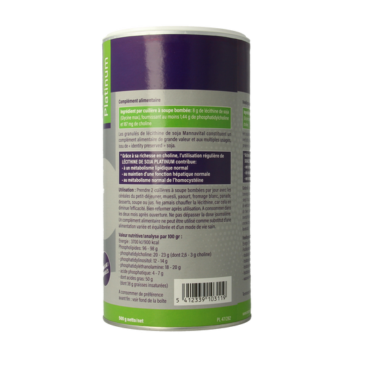 Mannavital Soja lecithine granulaat 500.00 Gram
